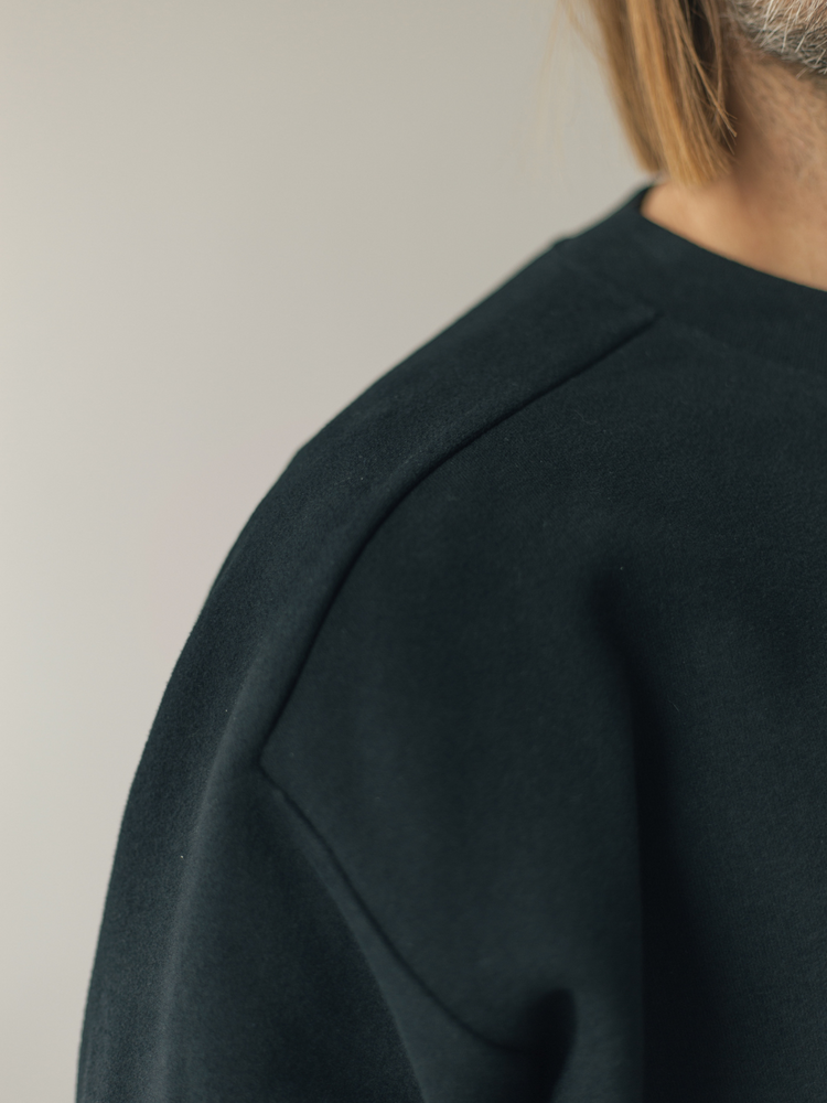 Crewneck BLACK | VELVET FLEECE