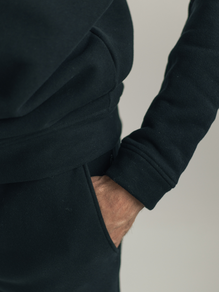 Crewneck BLACK | VELVET FLEECE