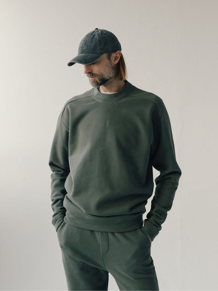 Crewneck FOREST | VELVET FLEECE