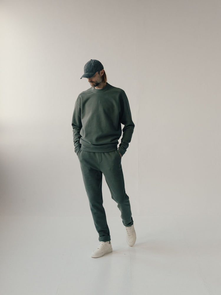 Crewneck FOREST | VELVET FLEECE