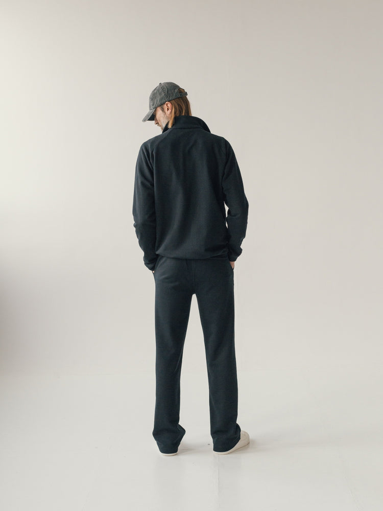 Sweatpants BLACK | WIDE-LEG