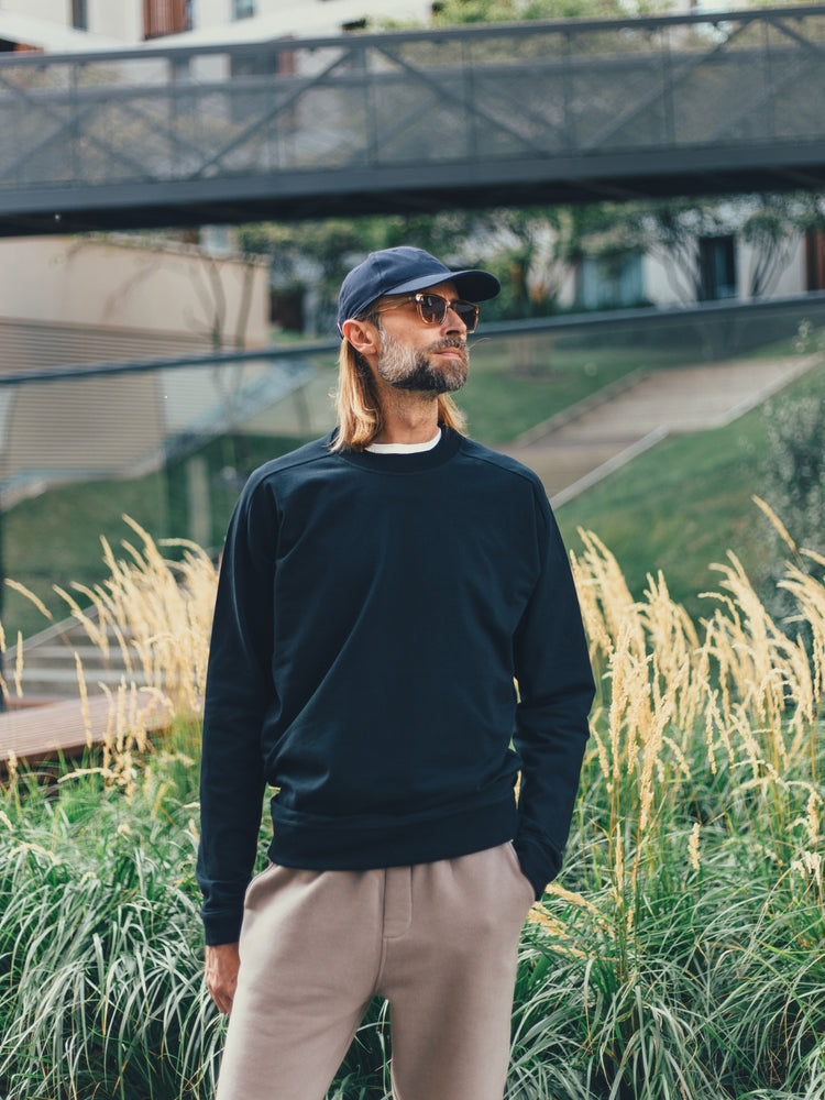 Crewneck BLACK | SOFT TERRY