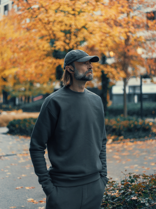 Crewneck ANTHRA | VELVET FLEECE | nowość